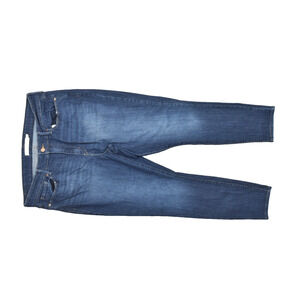 Levi Strauss Signature Mid-Rise Skinny Jeans Women's Plus Size 14 Blue Cotton